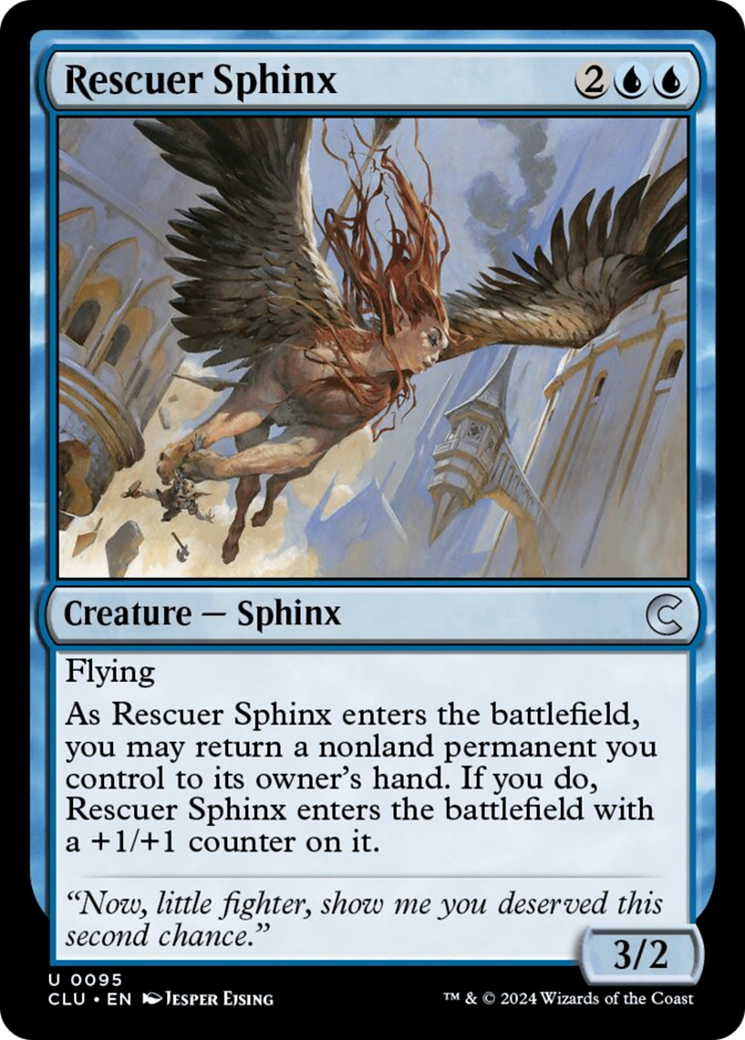 Rescuer Sphinx [Ravnica: Clue Edition] | Tacoma Games