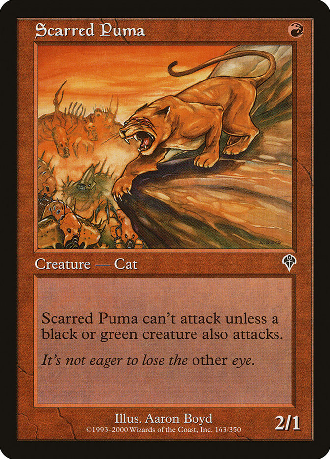 Scarred Puma [Invasion] | Tacoma Games