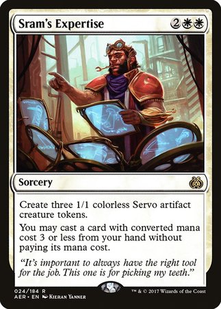 Sram's Expertise [Aether Revolt] | Tacoma Games