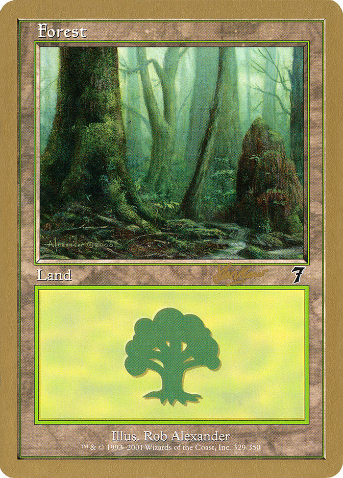 Forest (329) (Sim Han How) [World Championship Decks 2002] | Tacoma Games