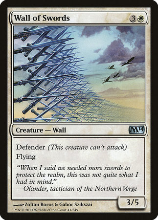 Wall of Swords [Magic 2014] | Tacoma Games