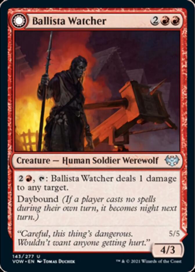 Ballista Watcher // Ballista Wielder [Innistrad: Crimson Vow] | Tacoma Games