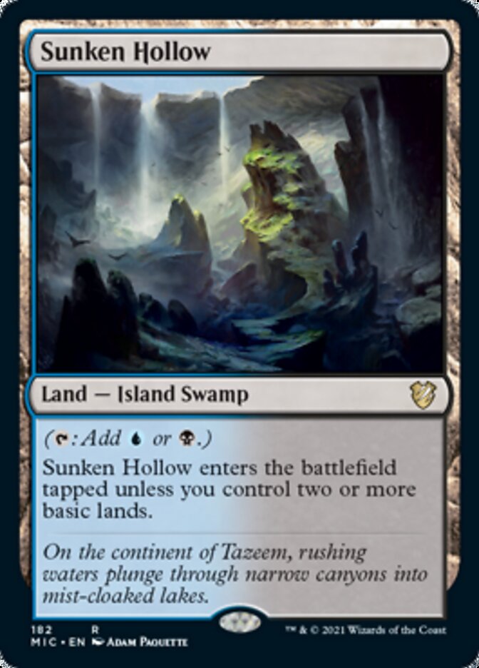 Sunken Hollow [Innistrad: Midnight Hunt Commander] | Tacoma Games