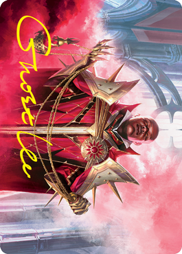 Markov Purifier Art Card (Gold-Stamped Signature) [Innistrad: Crimson Vow Art Series] | Tacoma Games