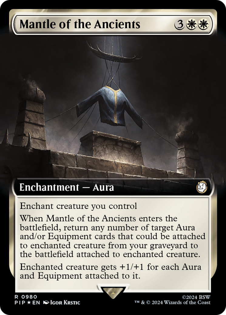 Mantle of the Ancients (Extended Art) (Surge Foil) [Fallout] | Tacoma Games