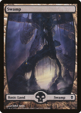 Swamp (238) - Full Art [Zendikar] | Tacoma Games