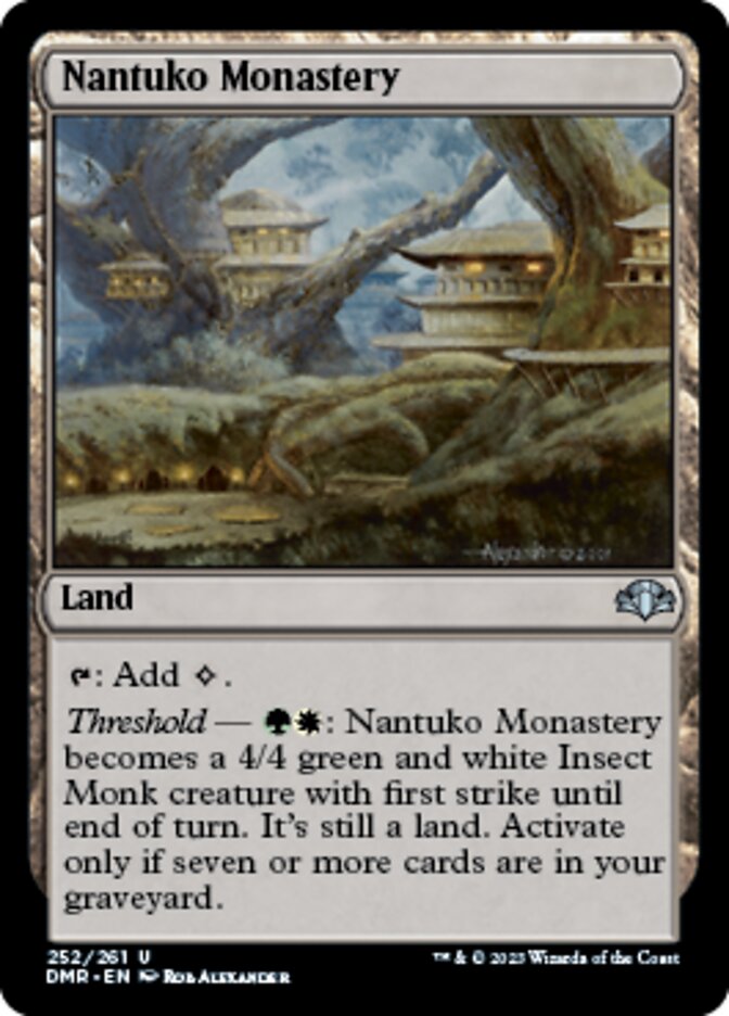 Nantuko Monastery [Dominaria Remastered] | Tacoma Games