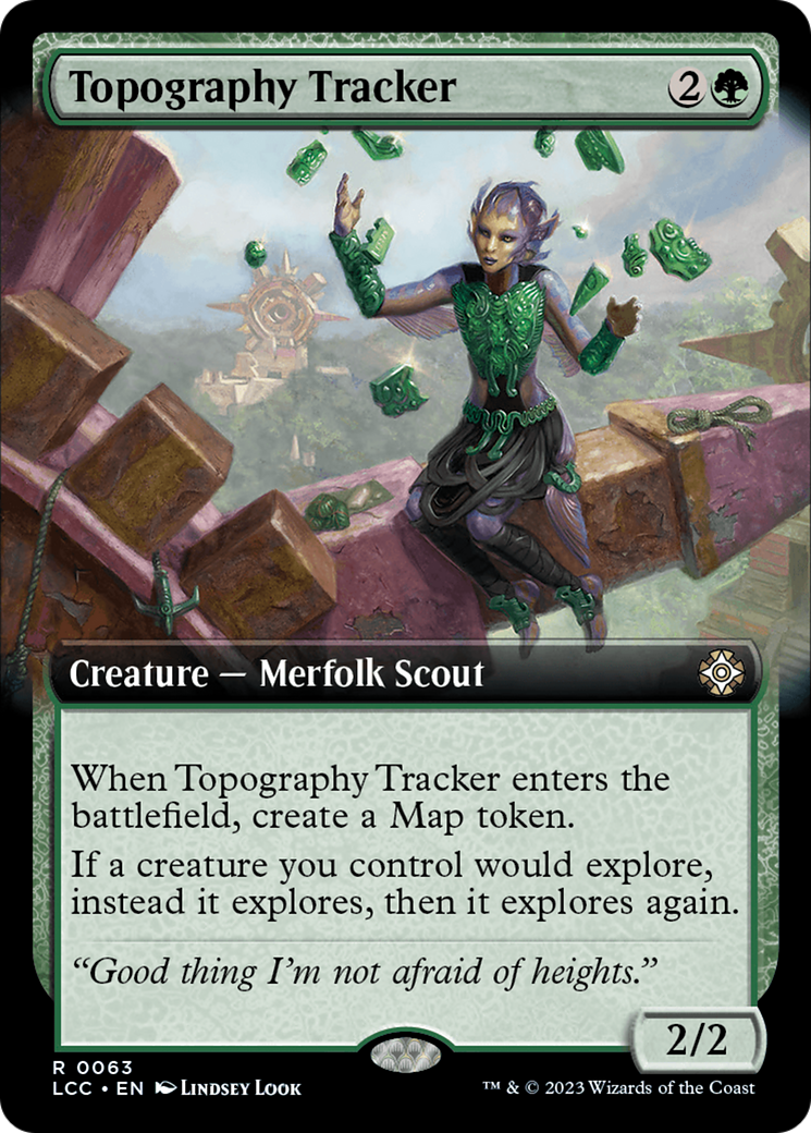 Topography Tracker (Extended Art) [The Lost Caverns of Ixalan Commander] | Tacoma Games