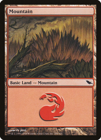 Mountain (296) [Shadowmoor] | Tacoma Games