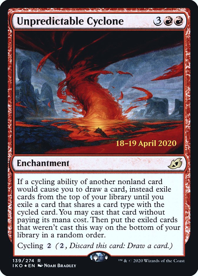 Unpredictable Cyclone  [Ikoria: Lair of Behemoths Prerelease Promos] | Tacoma Games