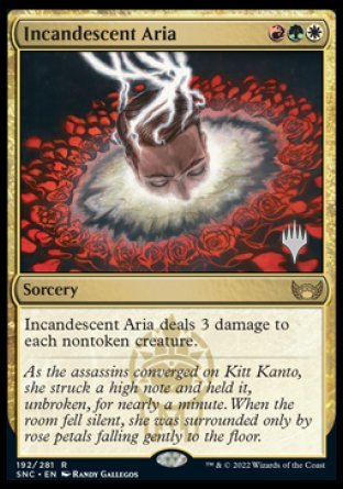 Incandescent Aria (Promo Pack) [Streets of New Capenna Promos] | Tacoma Games