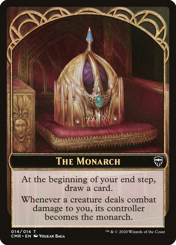 Horror // The Monarch Token [Commander Legends Tokens] | Tacoma Games