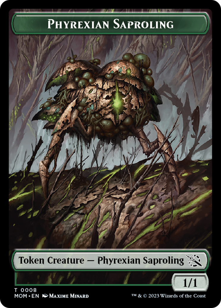 Phyrexian Saproling Token [March of the Machine Tokens] | Tacoma Games