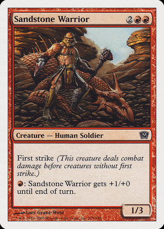 Sandstone Warrior [Ninth Edition] | Tacoma Games