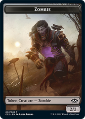 Snake // Zombie Double-sided Token [Commander Collection: Black Tokens] | Tacoma Games