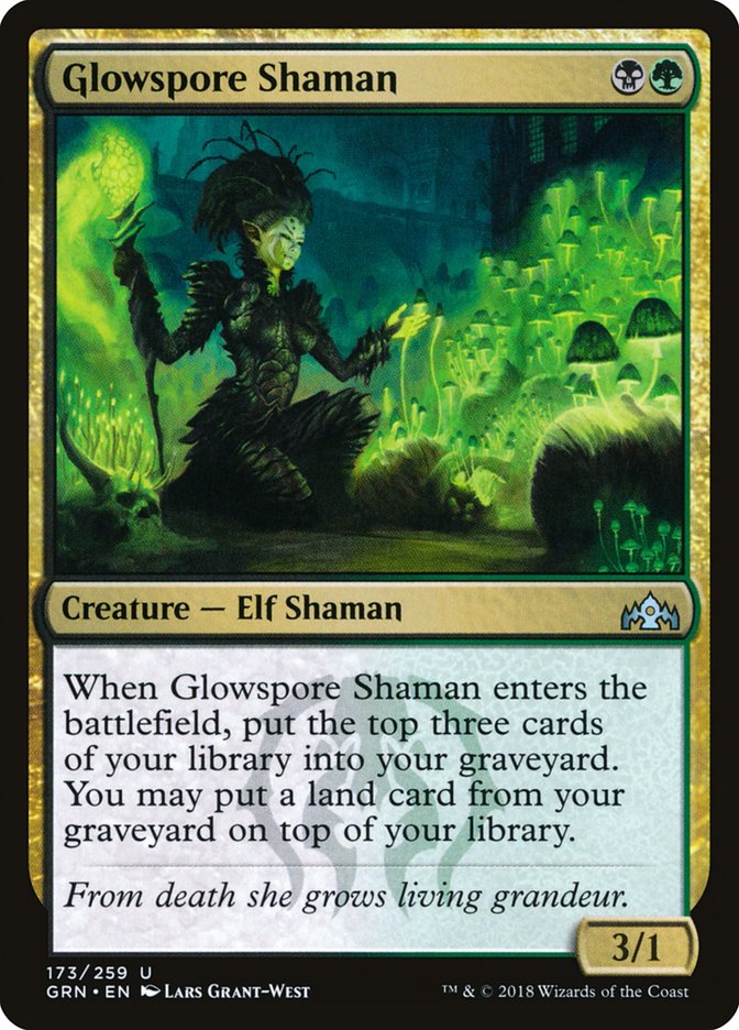 Glowspore Shaman [Guilds of Ravnica] | Tacoma Games