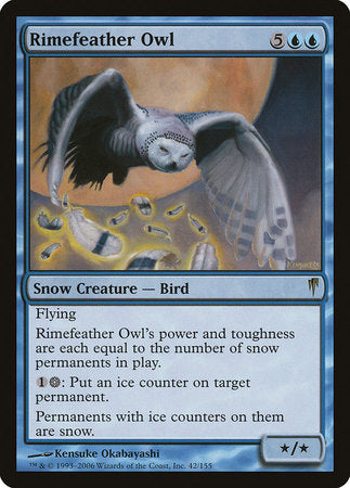 Rimefeather Owl [Coldsnap] | Tacoma Games