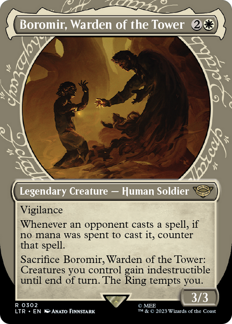 Boromir, Warden of the Tower (Showcase Ring Frame) [The Lord of the Rings: Tales of Middle-Earth] | Tacoma Games