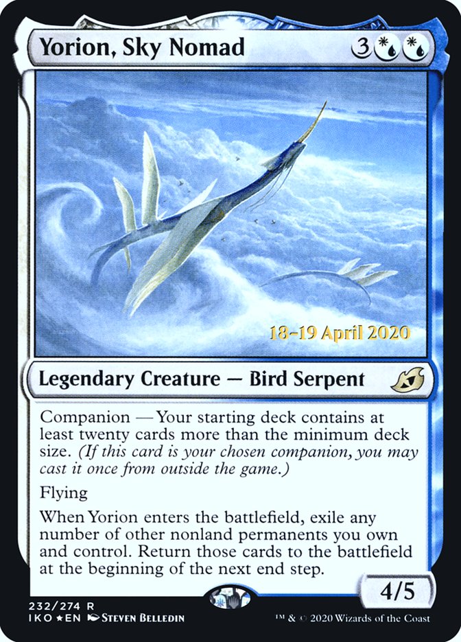 Yorion, Sky Nomad  [Ikoria: Lair of Behemoths Prerelease Promos] | Tacoma Games