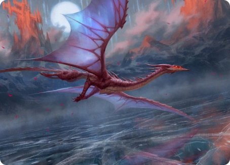 Manaform Hellkite Art Card [Innistrad: Crimson Vow Art Series] | Tacoma Games