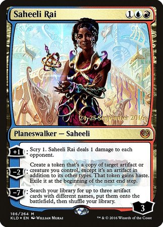 Saheeli Rai [Kaladesh Promos] | Tacoma Games