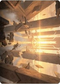 Skyclave Basilica Art Card [Zendikar Rising Art Series] | Tacoma Games