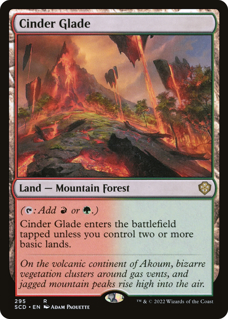 Cinder Glade [Starter Commander Decks] | Tacoma Games