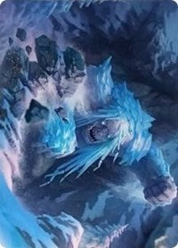 Icehide Troll Art Card [Kaldheim: Art Series] | Tacoma Games