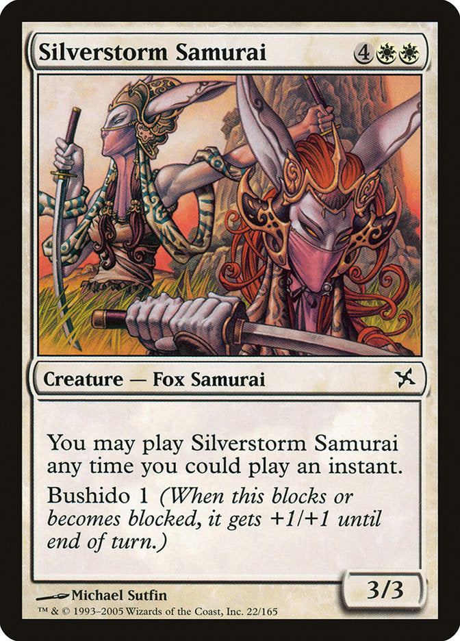 Silverstorm Samurai [Betrayers of Kamigawa] | Tacoma Games