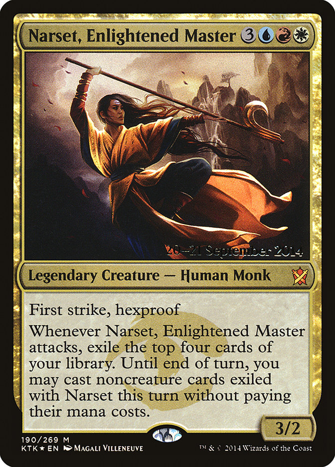 Narset, Enlightened Master  [Khans of Tarkir Prerelease Promos] | Tacoma Games