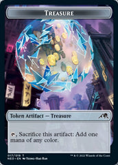 Spirit (002) // Treasure Double-sided Token [Kamigawa: Neon Dynasty Tokens] | Tacoma Games