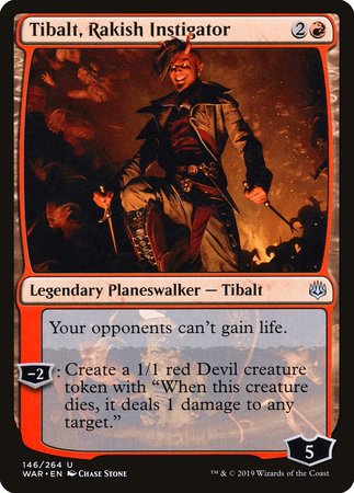 Tibalt, Rakish Instigator [War of the Spark] | Tacoma Games