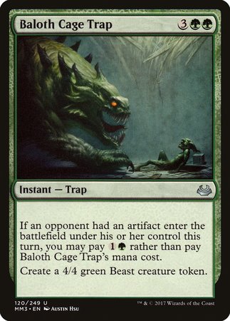 Baloth Cage Trap [Modern Masters 2017] | Tacoma Games