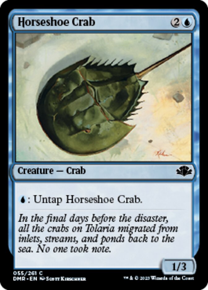 Horseshoe Crab [Dominaria Remastered] | Tacoma Games