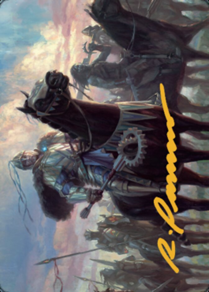 Shanid, Sleepers' Scourge Art Card (Gold-Stamped Signature) [Dominaria United Art Series] | Tacoma Games