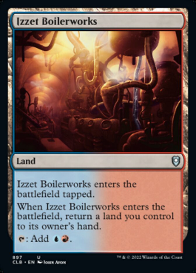 Izzet Boilerworks [Commander Legends: Battle for Baldur's Gate] | Tacoma Games