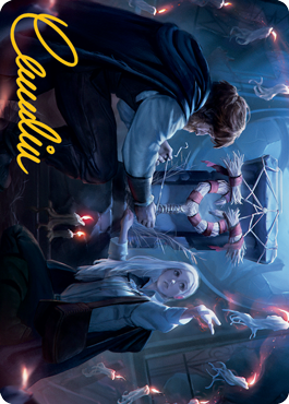 Faithful Mending Art Card (Gold-Stamped Signature) [Innistrad: Midnight Hunt Art Series] | Tacoma Games