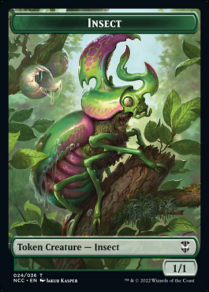 Ogre // Insect Double-sided Token [Streets of New Capenna Commander Tokens] | Tacoma Games