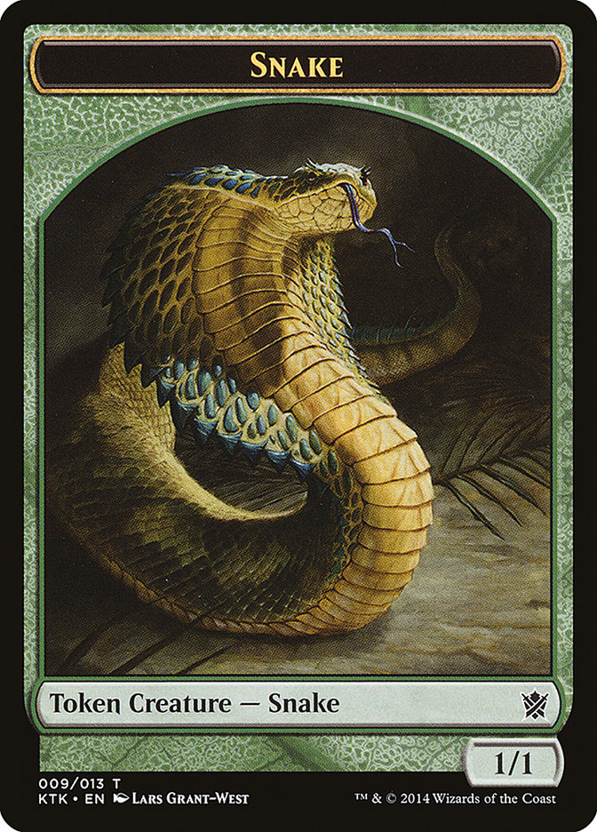 Snake [Khans of Tarkir Tokens] | Tacoma Games