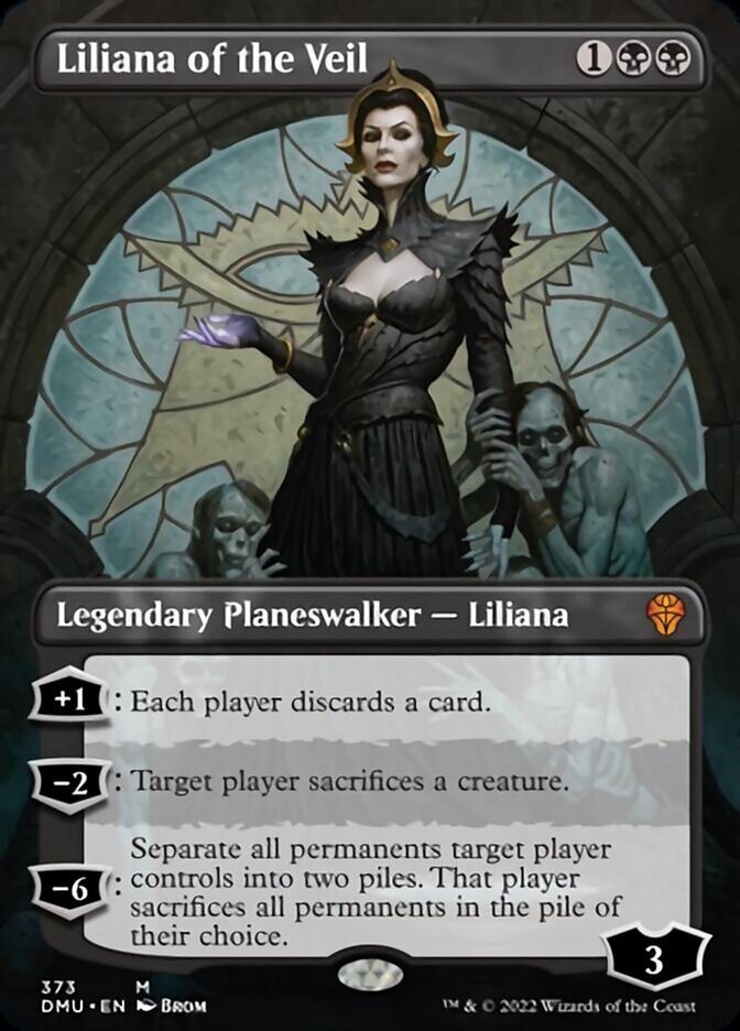 Liliana of the Veil (Borderless) [Dominaria United] | Tacoma Games