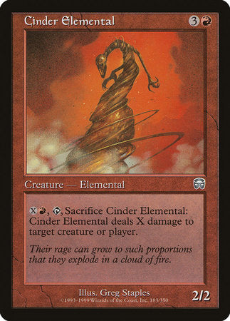 Cinder Elemental [Mercadian Masques] | Tacoma Games