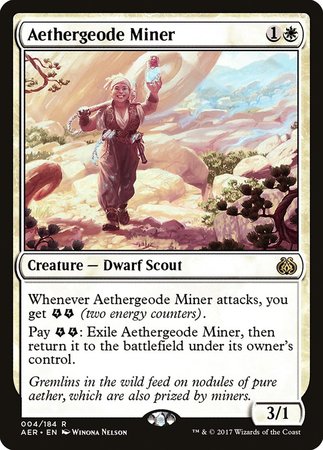 Aethergeode Miner [Aether Revolt] | Tacoma Games