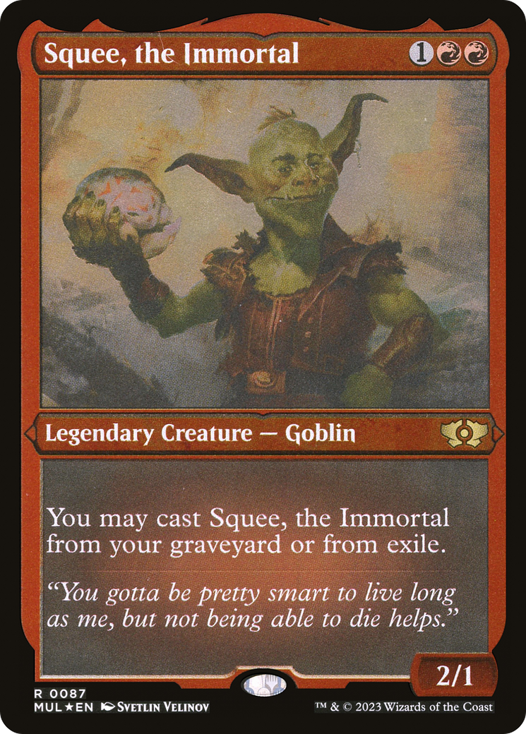 Squee, the Immortal (Foil Etched) [Multiverse Legends] | Tacoma Games