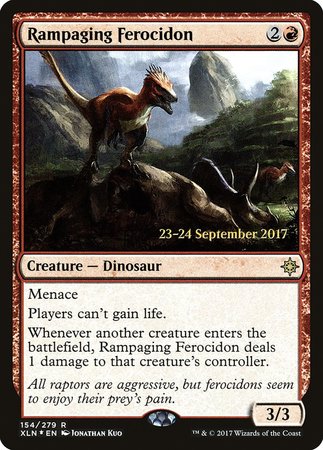 Rampaging Ferocidon [Ixalan Promos] | Tacoma Games