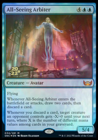 All-Seeing Arbiter [Streets of New Capenna Prerelease Promos] | Tacoma Games