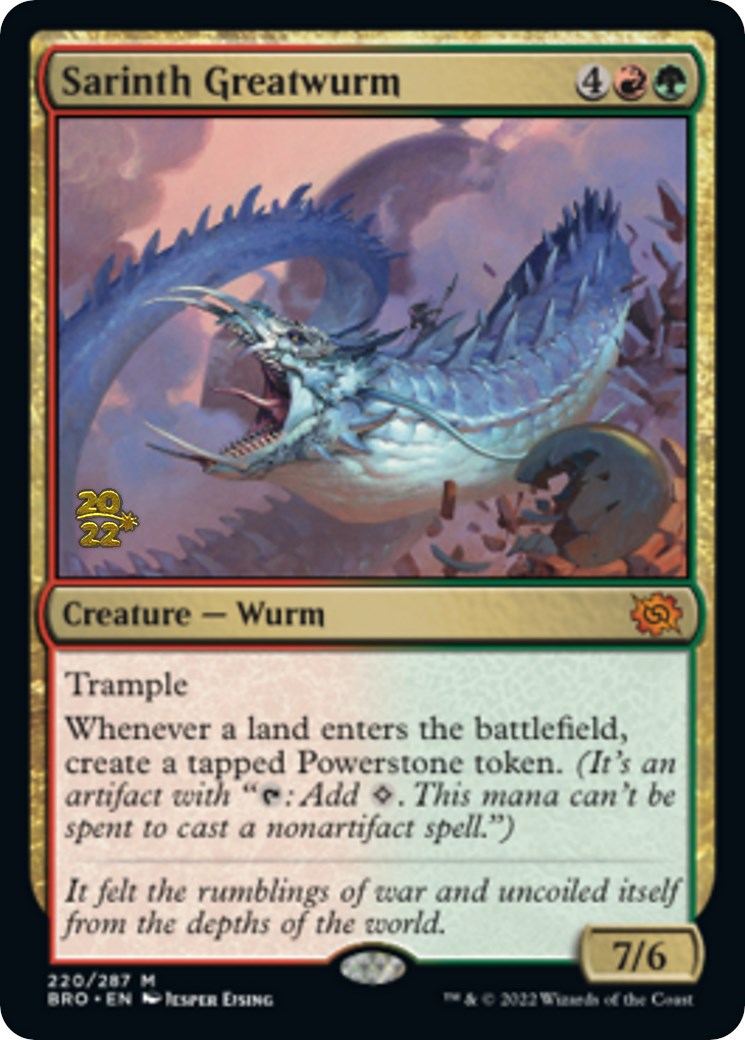 Sarinth Greatwurm [The Brothers' War: Prerelease Promos] | Tacoma Games