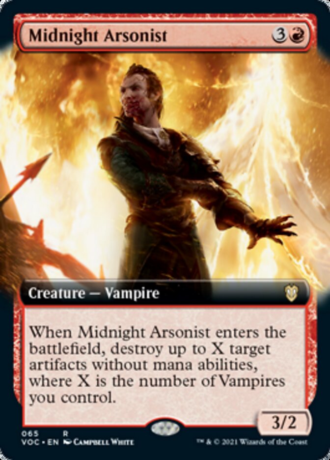 Midnight Arsonist (Extended) [Innistrad: Crimson Vow Commander] | Tacoma Games