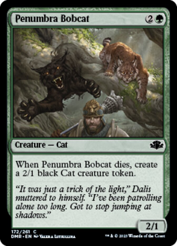 Penumbra Bobcat [Dominaria Remastered] | Tacoma Games