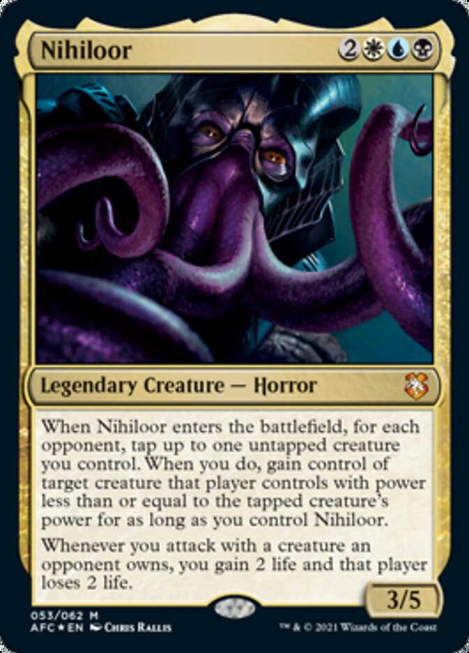 Nihiloor [Dungeons & Dragons: Adventures in the Forgotten Realms Commander] | Tacoma Games