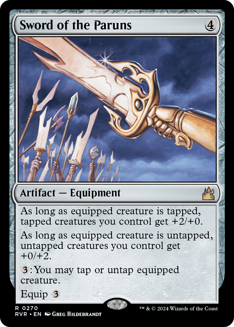 Sword of the Paruns [Ravnica Remastered] | Tacoma Games